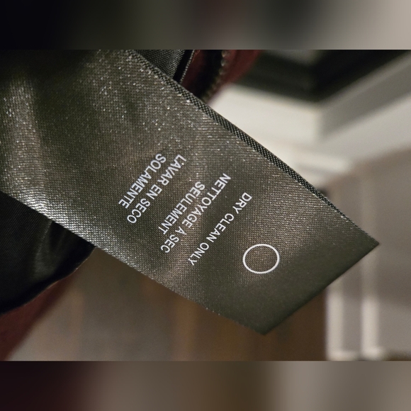 Karl Lagerfeld Burgundy Coat, size xs - Picture 7 of 7